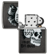Zippo vžigalnik 60.006.559 Punk Rock Skull, Grey