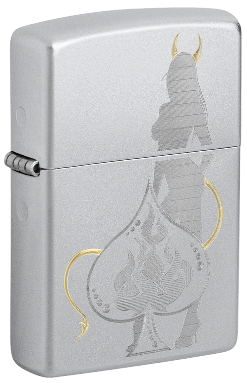 Zippo vžigalnik 48658 Devilish Girl & Ace