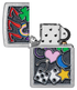 Zippo 48682 vžigalnik All Luck Design, Street Chrome