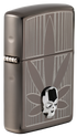 Zippo vžigalnik 48773 Cannabis Skull Crystal