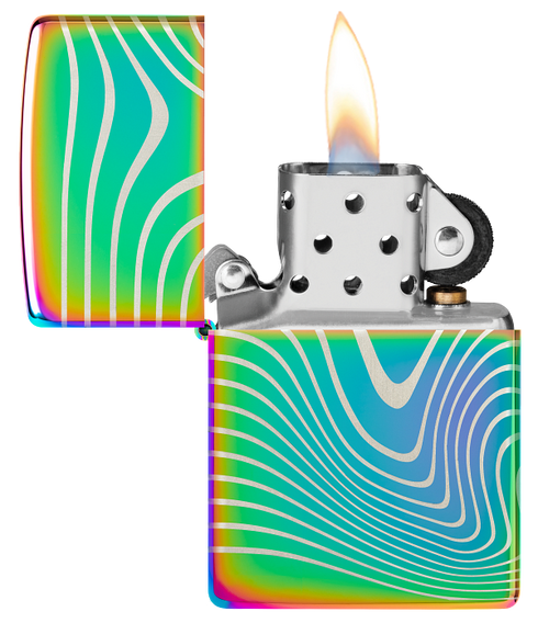 Zippo 48775 vžigalnik Wavy Pattern, Multi Color