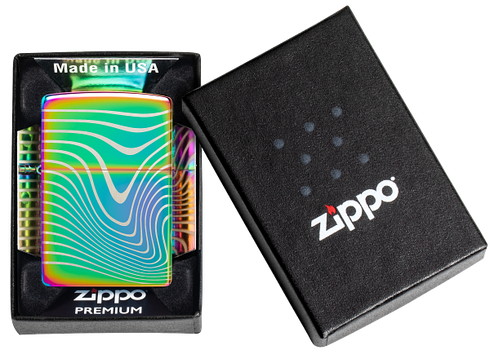 Zippo 48775 vžigalnik Wavy Pattern, Multi Color