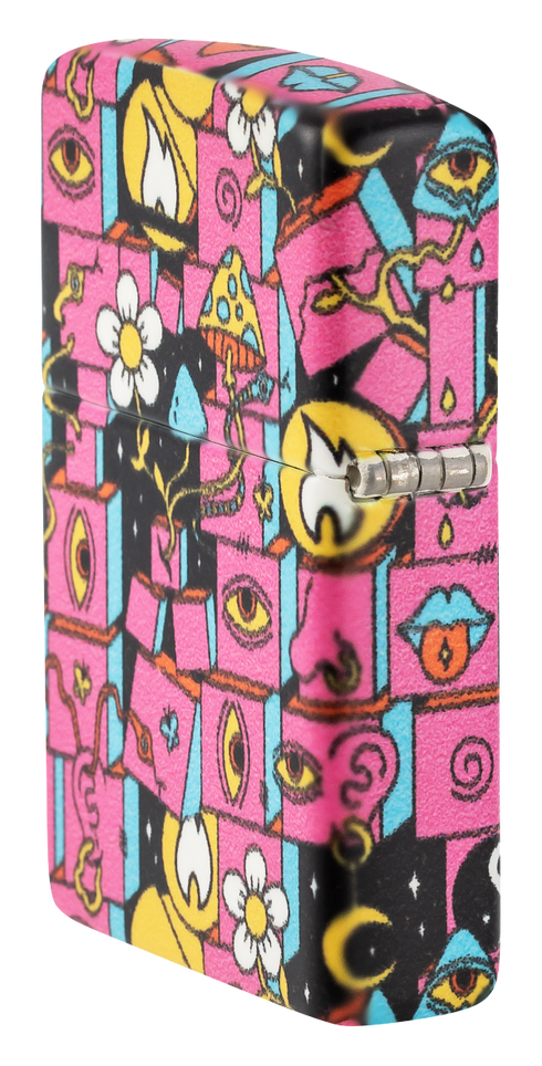 Zippo 48779 vžigalnik Abstract Pink, Glow in the Dark