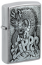 Zippo vžigalnik 48902 Dragon Emblem Brushed Chrome