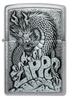 Zippo vžigalnik 48902 Dragon Emblem Brushed Chrome