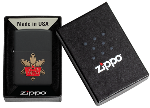 Zippo 48920 vžigalnik Zippo Atom, Black Matte