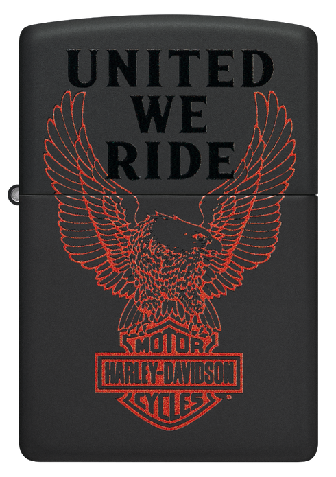 Zippo vžigalnik 48983 Harley Davidson, United We Ride