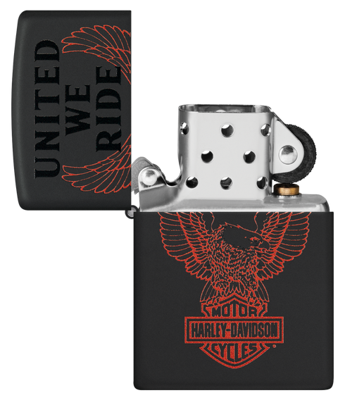 Zippo vžigalnik 48983 Harley Davidson, United We Ride