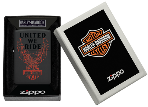 Zippo vžigalnik 48983 Harley Davidson, United We Ride