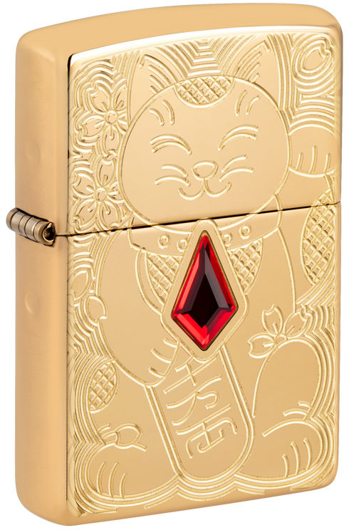 Zippo vžigalnik 49802 Armor® Lucky Cat