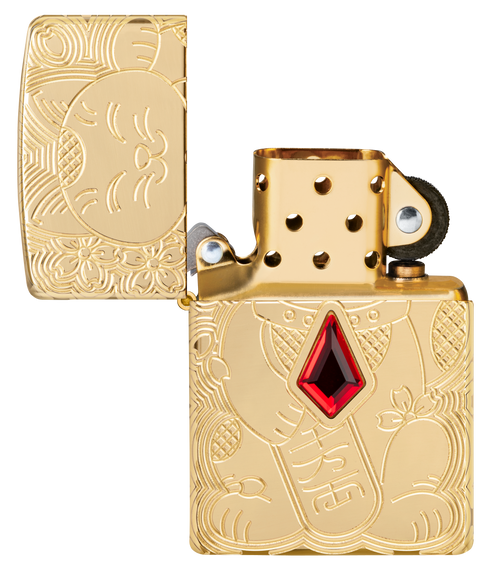Zippo vžigalnik 49802 Armor® Lucky Cat