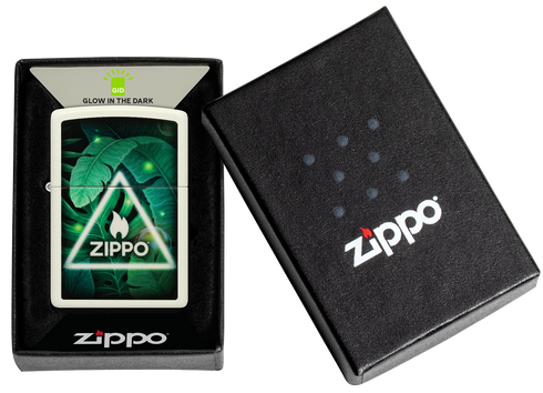 Zippo vžigalnik 60.006.871 Triangle Leaves, Glow in the Dark
