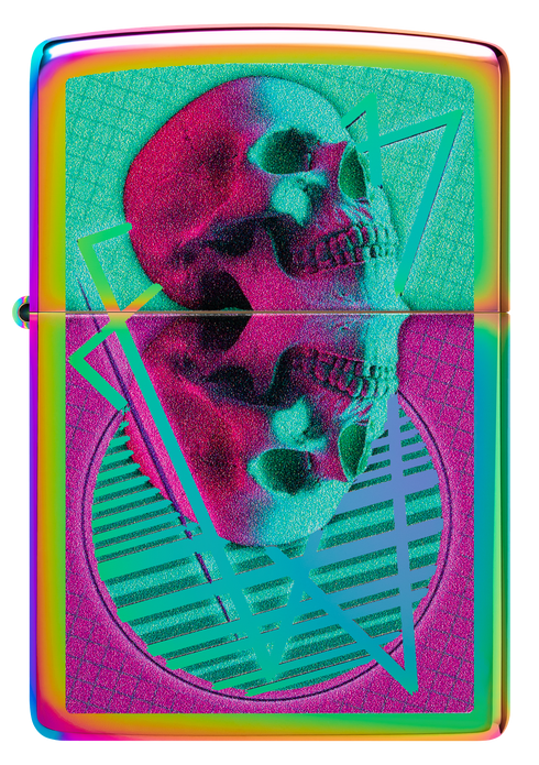 Zippo 60.006.889 vžigalnik Skull Mirrored