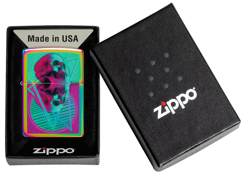 Zippo 60.006.889 vžigalnik Skull Mirrored