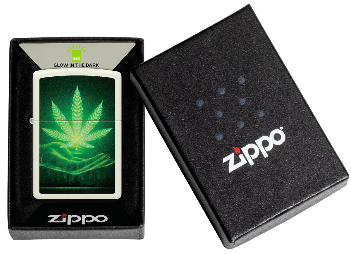 Zippo vžigalnik 60.006.900 Cannabis, Glow in the Dark