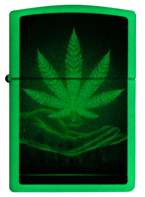 Zippo vžigalnik 60.006.900 Cannabis, Glow in the Dark