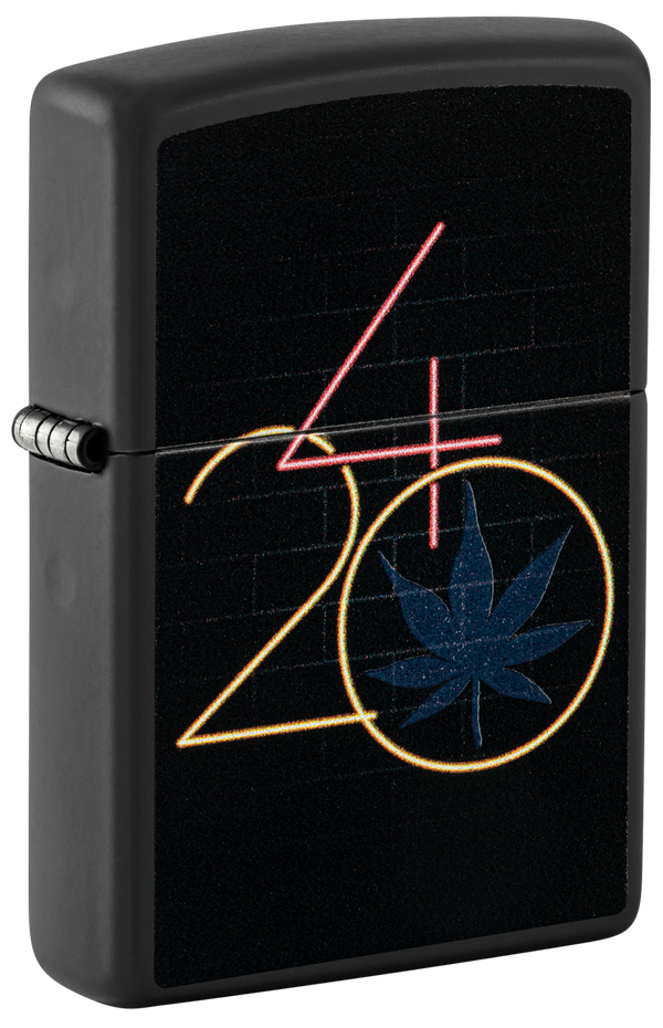 Zippo vžigalnik 60.006.904 Cannabis 420 Black Light