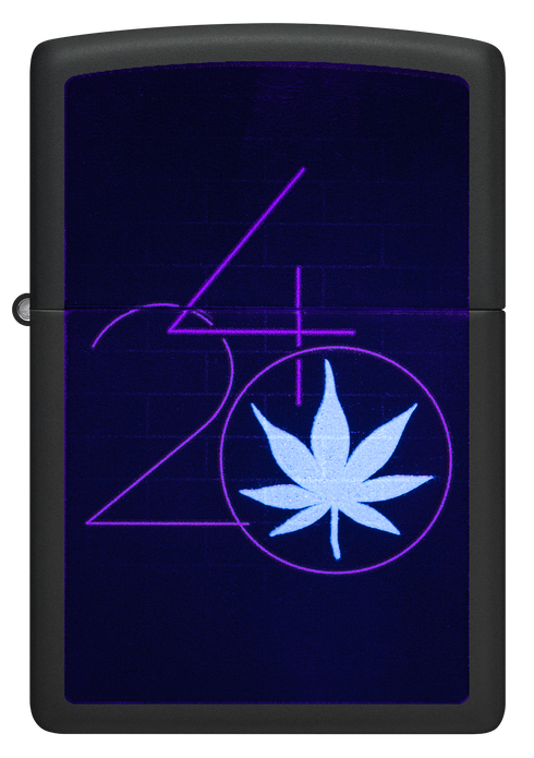 Zippo vžigalnik 60.006.904 Cannabis 420 Black Light
