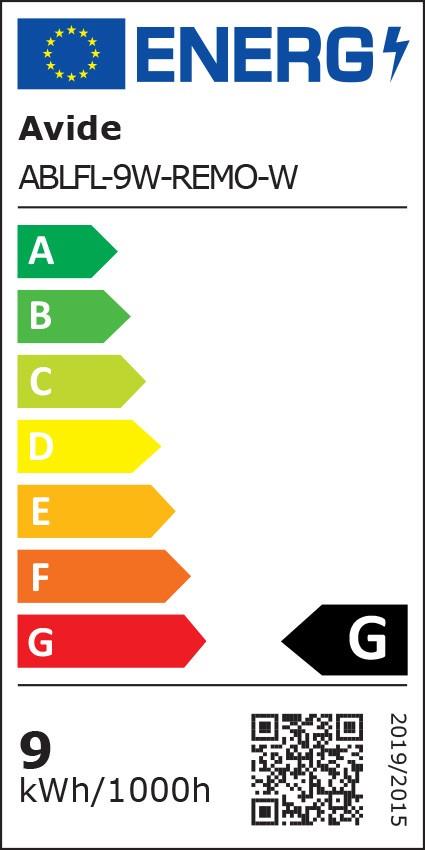 Svetilka talna LED Remo RC 9W bela ABLFL-9W-REMO-W-DE