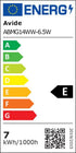 Žarnica mini LED 6,5W E14 WW 3000K 806lm G45 150° ABMG14WW-6.5W
