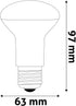 Žarnica LED SMD R63 8W E27 NW 4000K, ABR63NW-8W