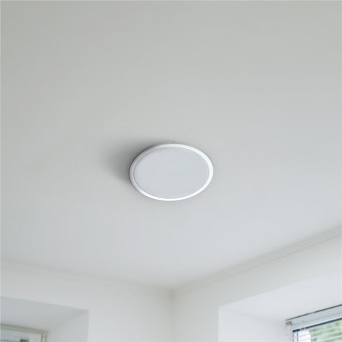Svetilka stropna LED Pandora srebrna V2 15W 4000K 1125lm okrogla ACLO28NW-15W-PAN2S-S
