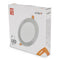 Svetilka stropna vgradna LED okrogla 6W NW 4000K Satin ACRPNW-R-6W-ALU-SN
