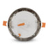 Svetilka stropna vgradna LED okrogla 6W NW 4000K Satin ACRPNW-R-6W-ALU-SN