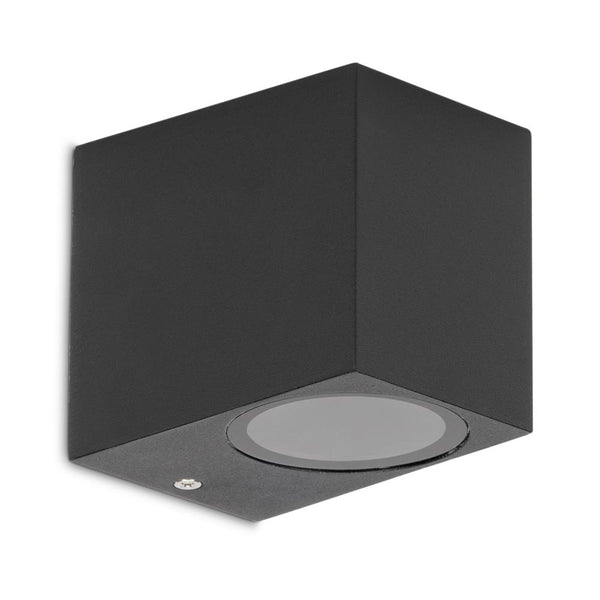 Svetilka zunanja stenska Vatia, Črna, IP44, AOLWGU10-VATS