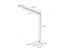 Asalite ASAL0263 Namizna svetilka 7W LED CCT + brezžična postaja
