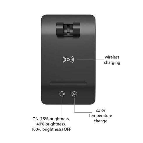 Asalite ASAL0263 Namizna svetilka 7W LED CCT + brezžična postaja