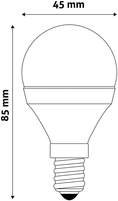 Žarnica mini LED SMD 6,5W E14 4000K 560lm, LLMG14-6,5W-NW