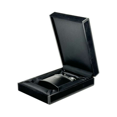 Ronson 210003 Vžigalnik polnilni Nostalgia kremen v črni barvi