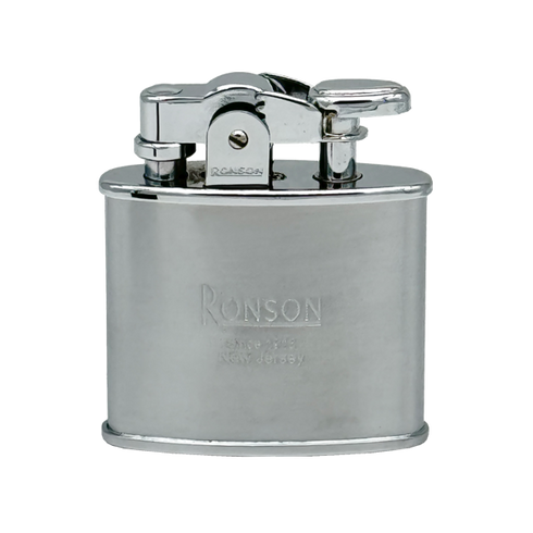 Ronson 21002 Vžigalnik polnilni Nostalgia kremen v srebrni barvi