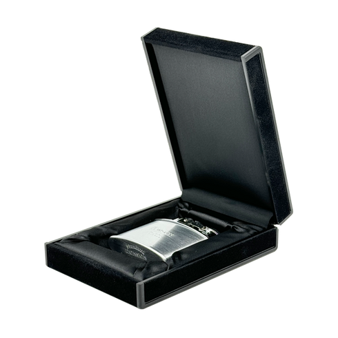 Ronson 21002 Vžigalnik polnilni Nostalgia kremen v srebrni barvi