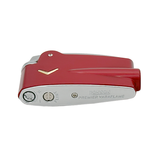 Ronson 100005 Vžigalnik plinski Premier Vareflame rdeč