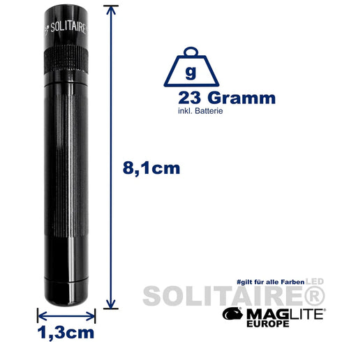 Maglite svetilka LED J3AKY2L Solitaire 1xAAA, Roza