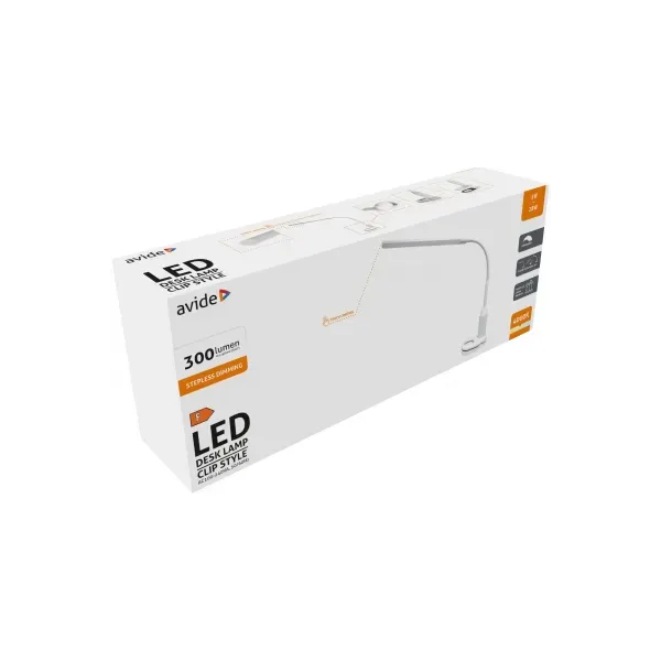 Svetilka namizna LED pritrditvena Touch, Bela, 5W, 4000K, 300lm, ABLDL-DM-STAND-5W