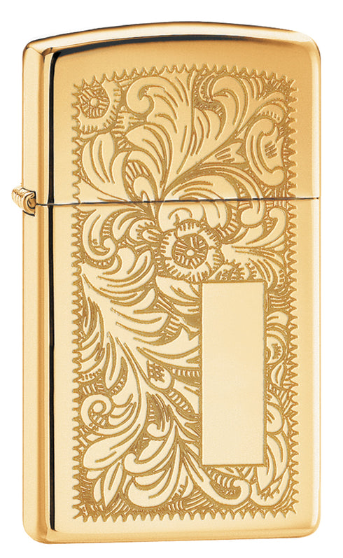 Zippo vžigalnik 1652B Venetian® Slim® High Polished Brass