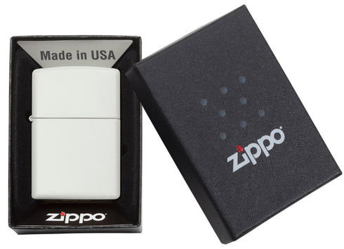Zippo vžigalnik 214 White Matte