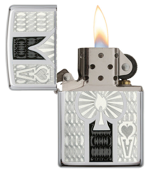 Zippo vžigalnik 24196 Intricate Spade