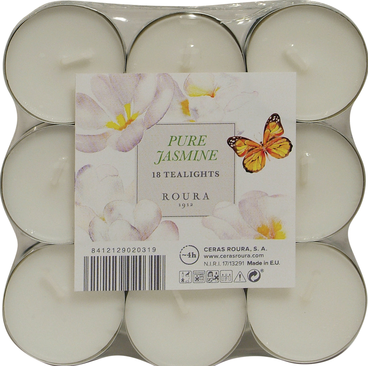 Roura 333051.131 Čajne svečke Jasmin 18/1