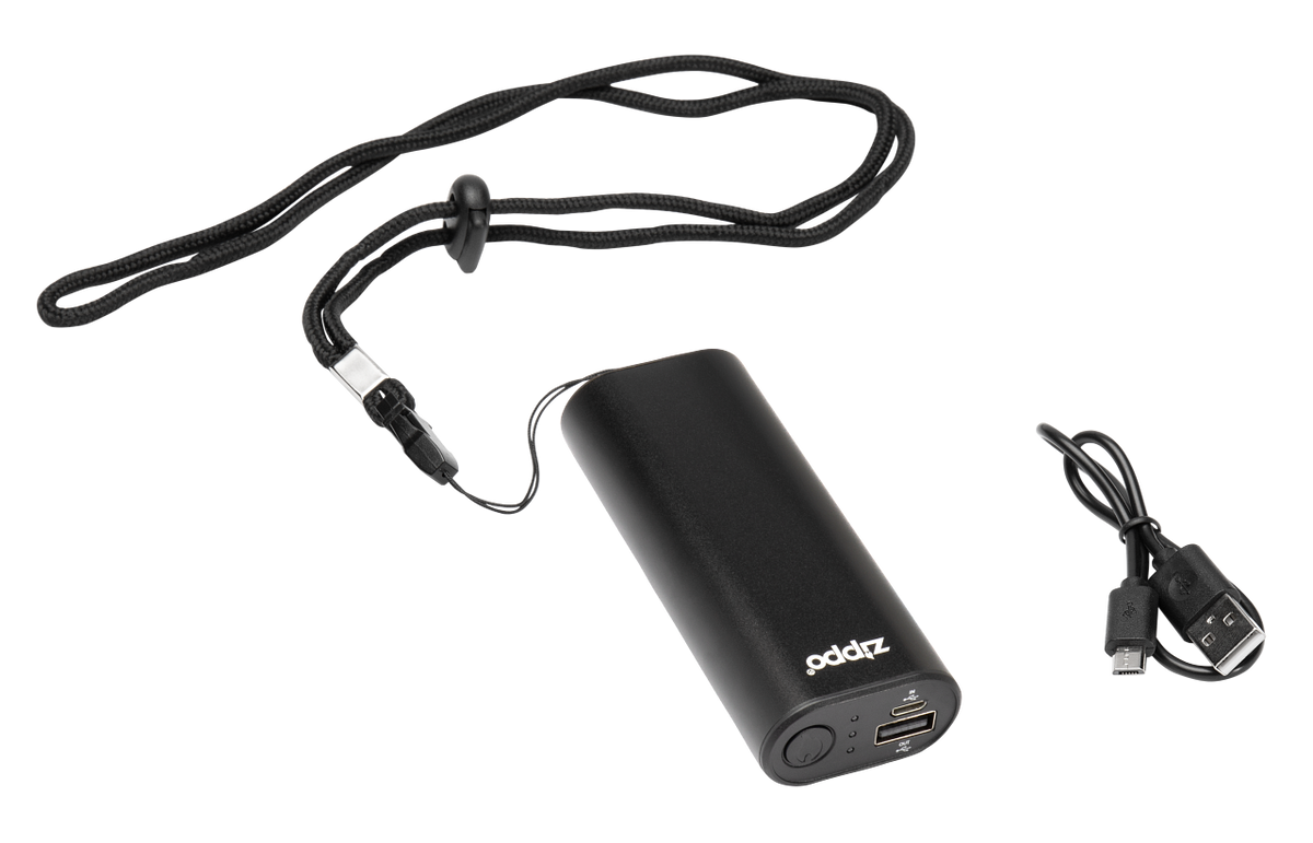 Zippo 2.007.389 HeatBank™ 6 - Polnilni grelec in Power Bank, Črn