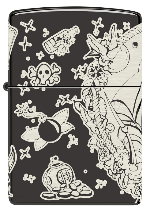 Zippo vžigalnik 48398 Tattoo Pirates