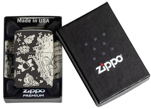 Zippo vžigalnik 48398 Tattoo Pirates