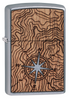 Zippo vžigalnik 49055 Woodchuck Compass