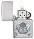 Zippo vžigalnik 49293 Card Skull Emblem