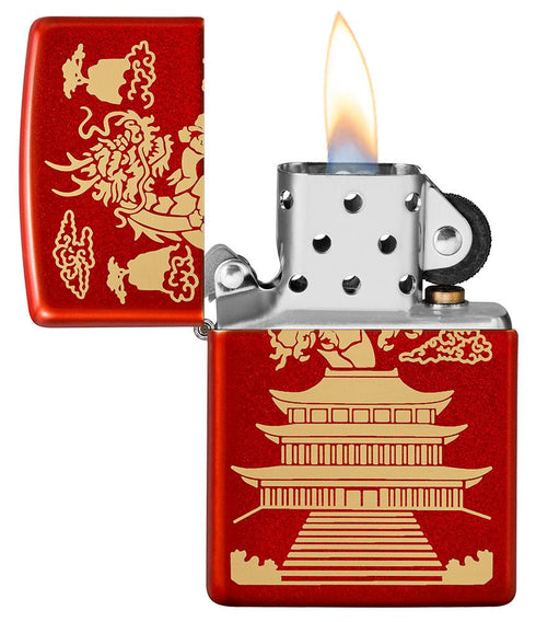 Zippo vžigalnik 49517 Eastern Chinese Temple