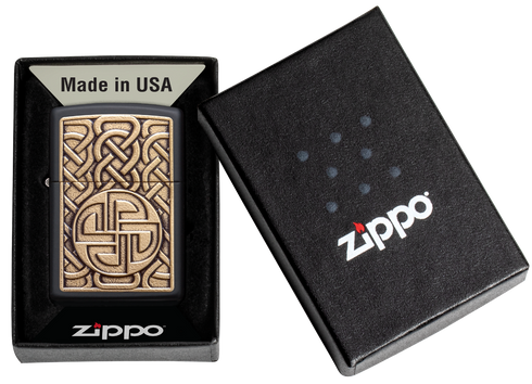 Zippo vžigalnik 49538 Nordic Shield Knot Emblem