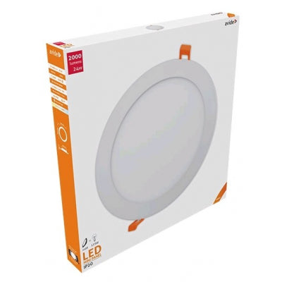 Avide 912080 Vgradna stropna svetilka LED Okrogla 24W NW 2000 lm